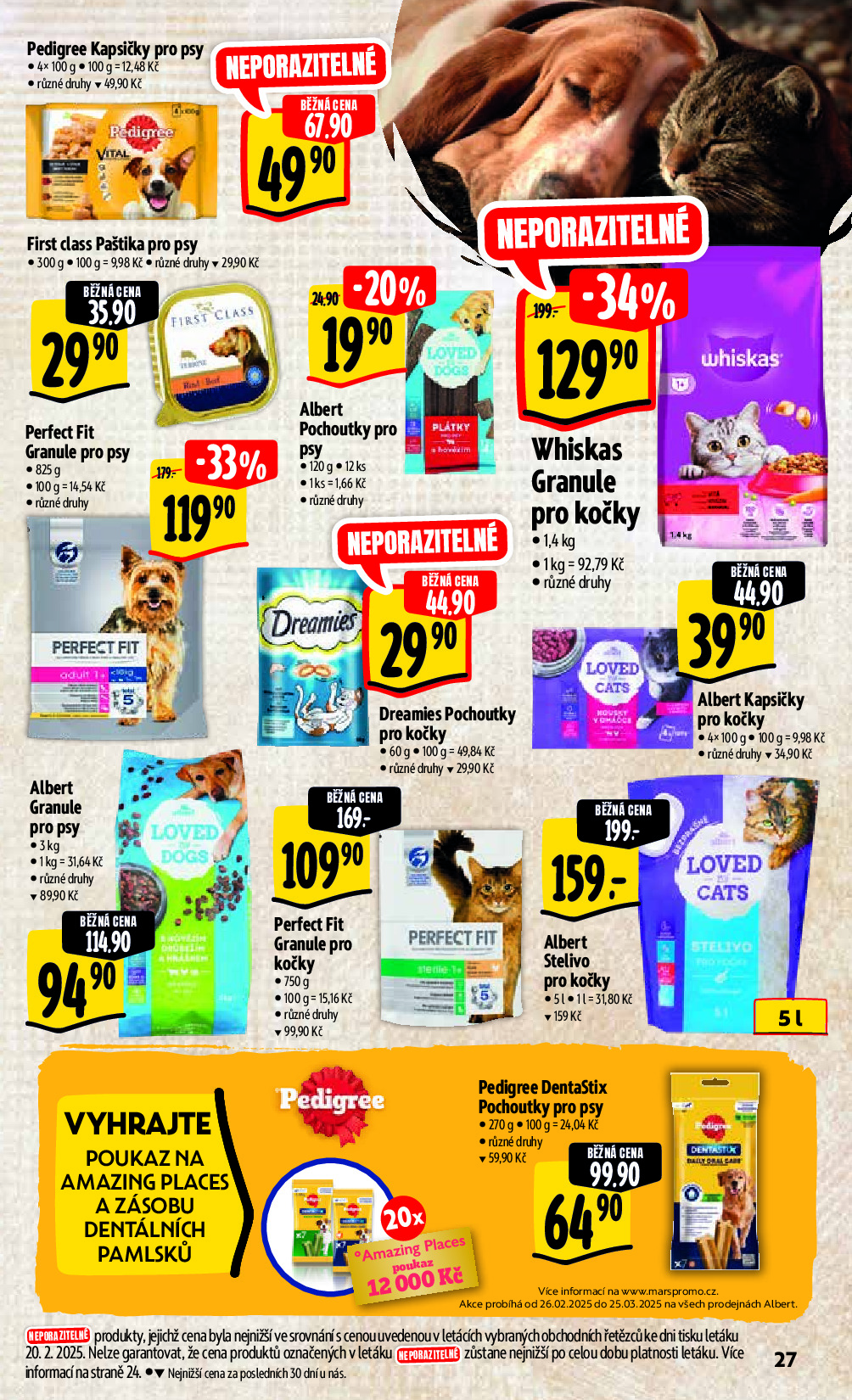 Albert leták od 26.2 do 4.3