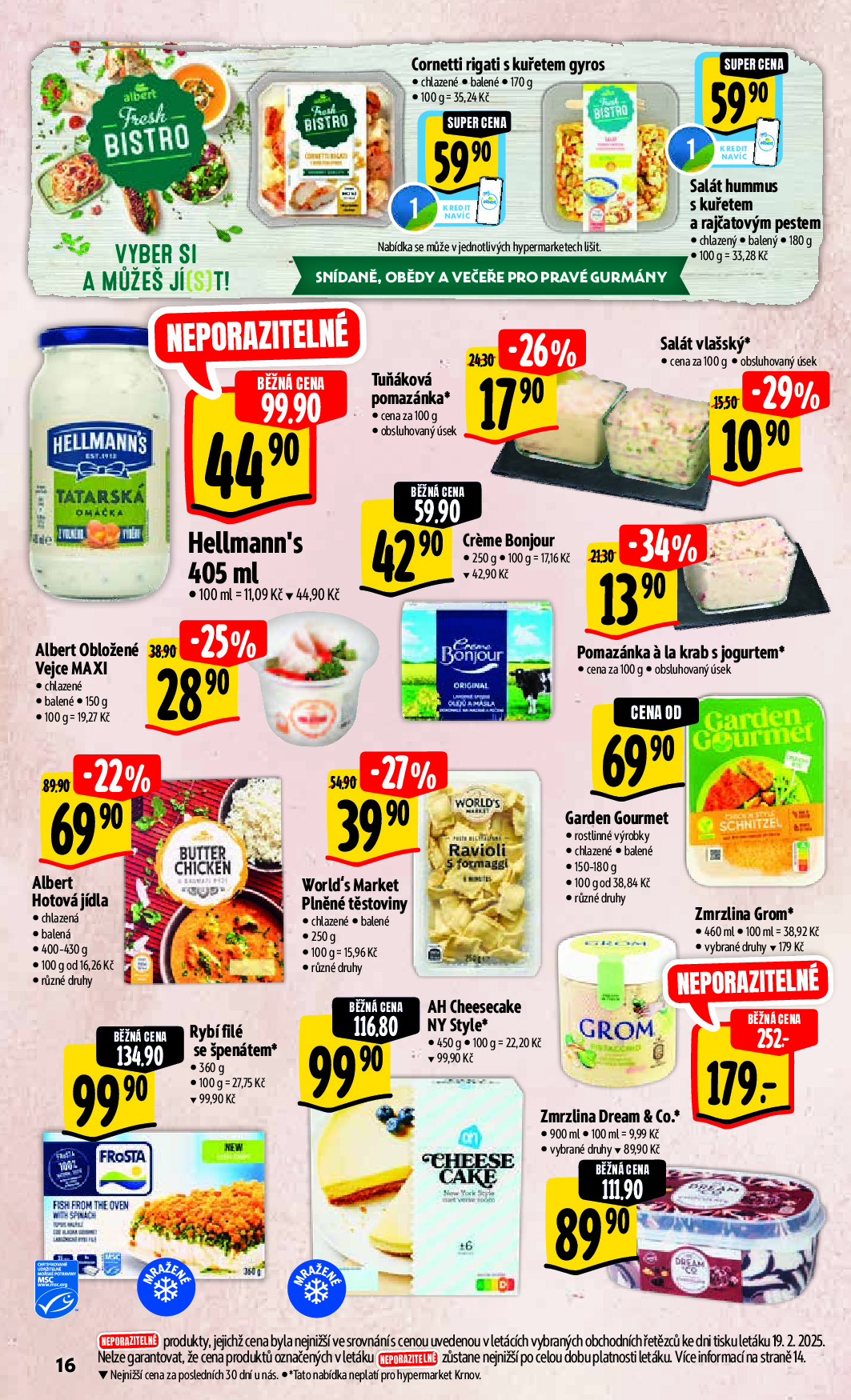 Albert leták od 26.2 do 4.3