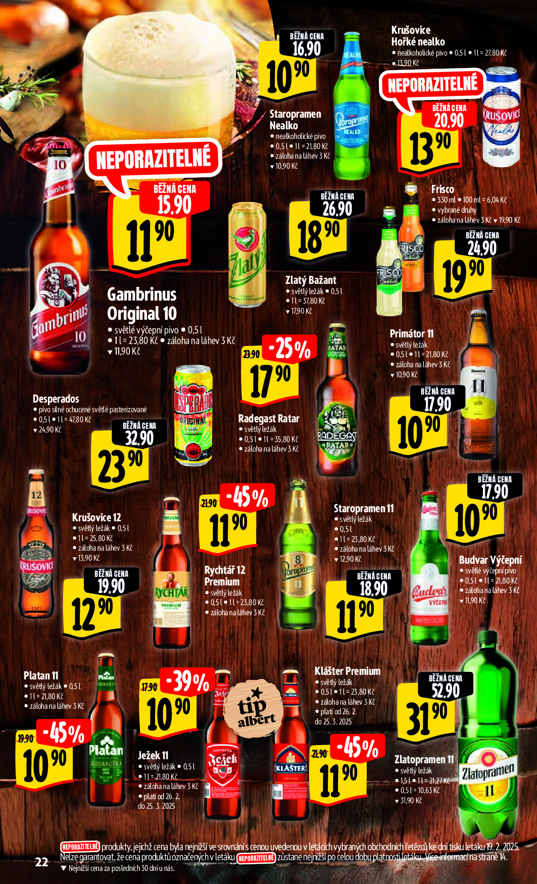 Albert leták od 26.2 do 4.3