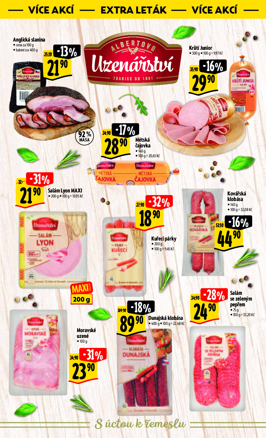 Albert leták od 26.2 do 4.3