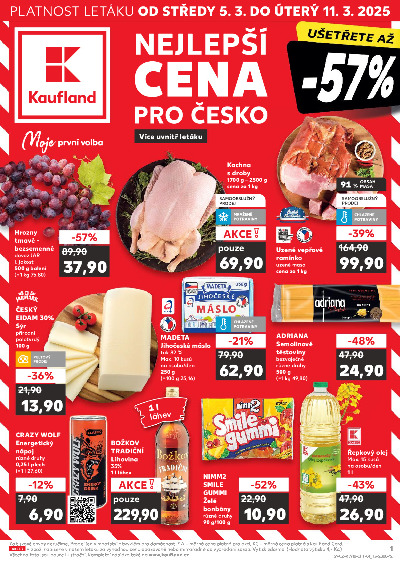 Kaufland letÃ¡k od  do 