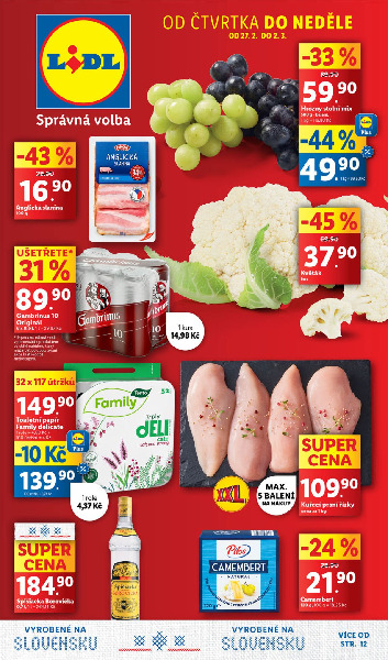 Lidl letÃ¡k od  do 