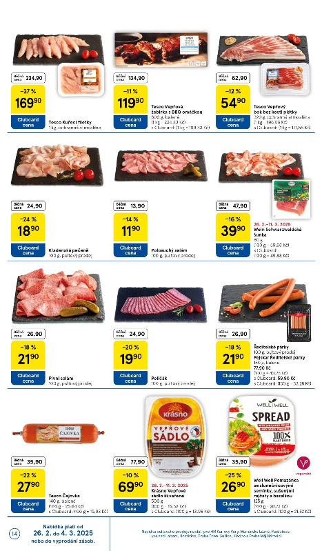 Tesco letÃ¡k od  do 