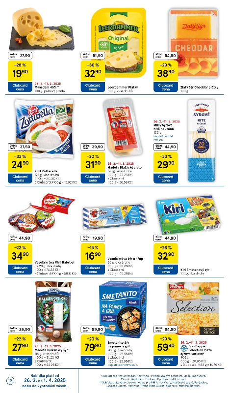 Tesco letÃ¡k od  do 