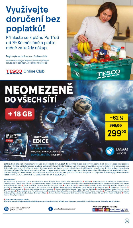 Tesco letÃ¡k od  do 